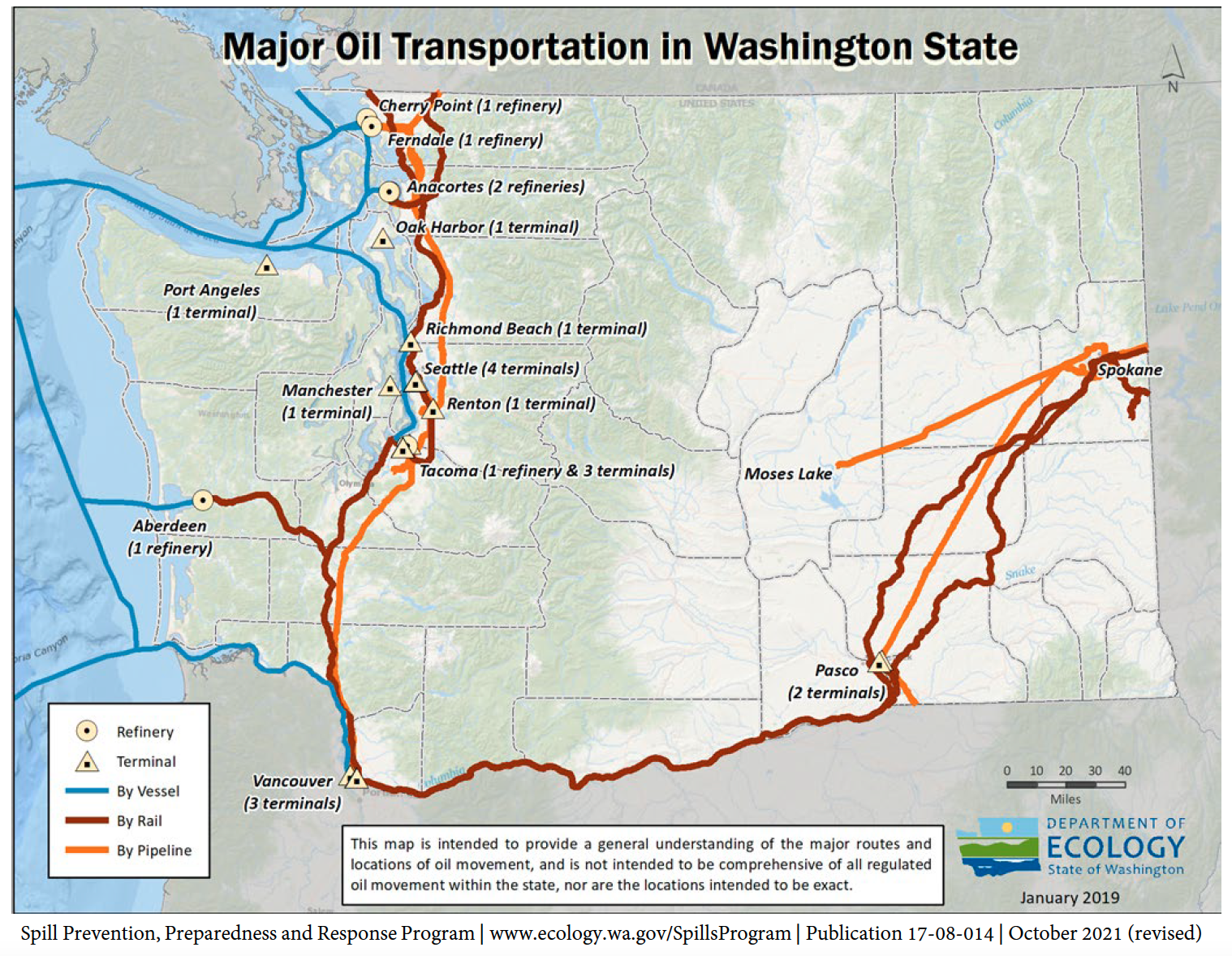 Oil Movement In & Out of Washington